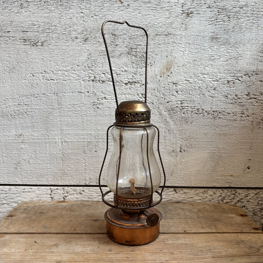 Vintage HILCO British Empire Copper Oil Lantern
