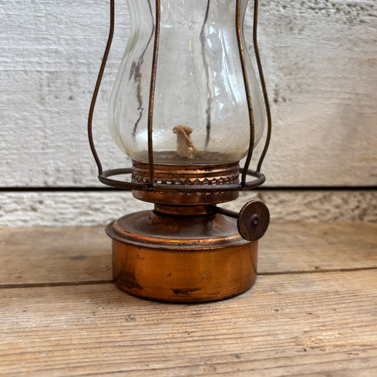 Vintage HILCO British Empire Copper Oil Lantern