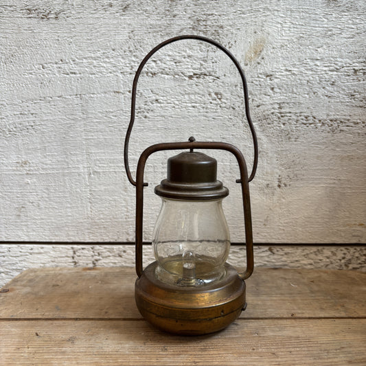 Vintage Brass Chase Skater Lantern