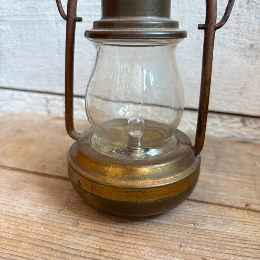Vintage Brass Chase Skater Lantern