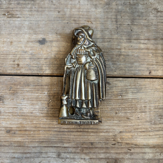 Vintage Brass Mother Shipton Door Knocker