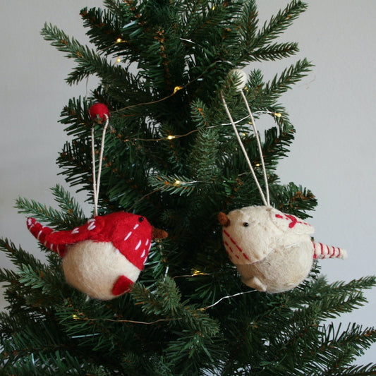 Felt Bird Ornament