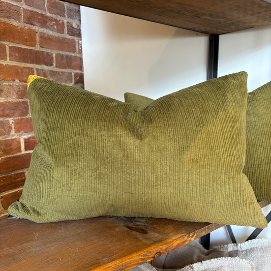 Wide Wale Corduroy Pillow - 16x24