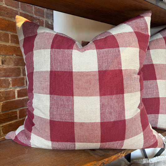 Hawthorne Gingham Pillow - 24x24