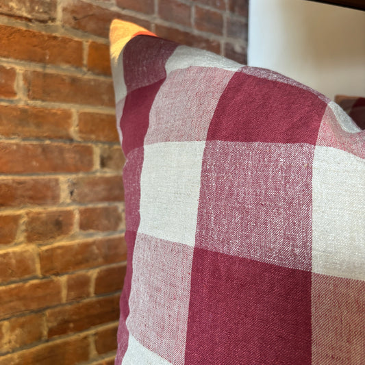 Hawthorne Gingham Pillow - 24x24