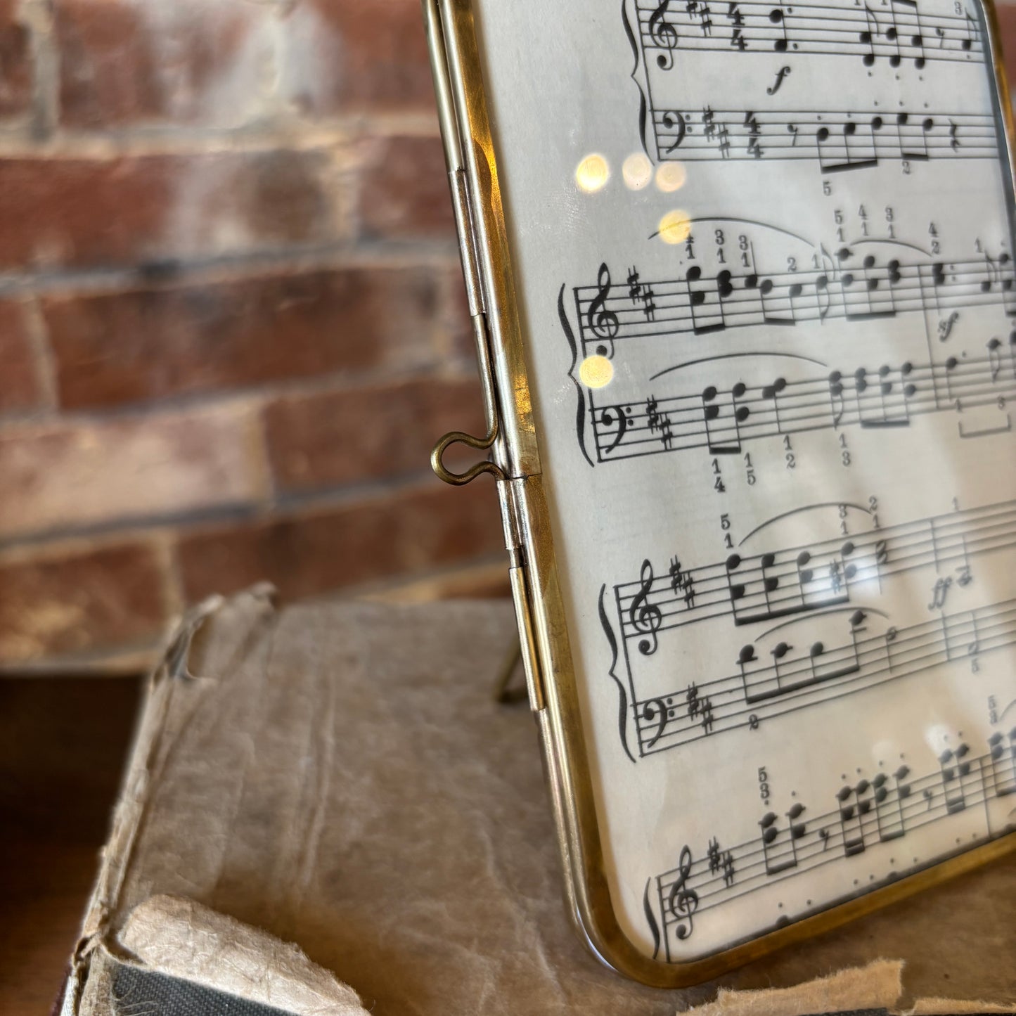 Brass Standing Picture Frame