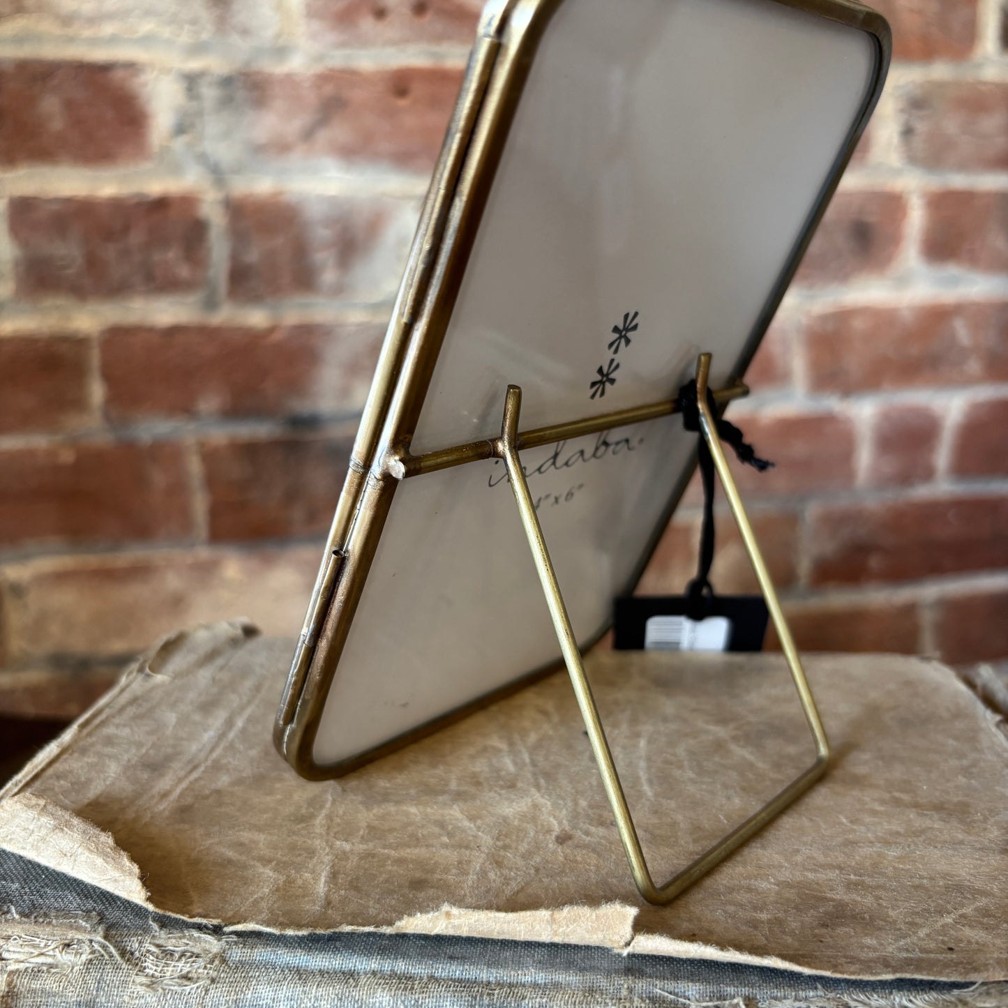 Brass Standing Picture Frame