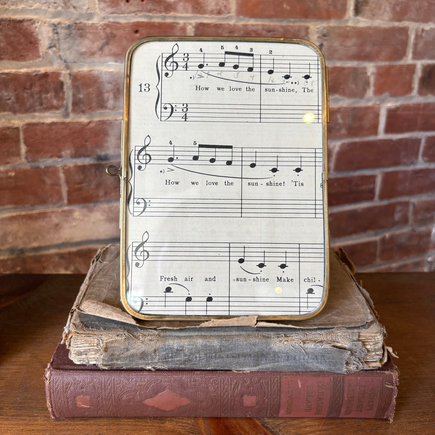Brass Standing Picture Frame