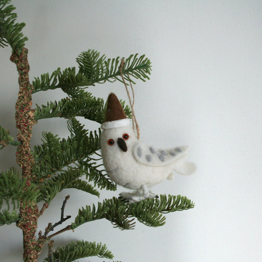 Felt Owl Ornament