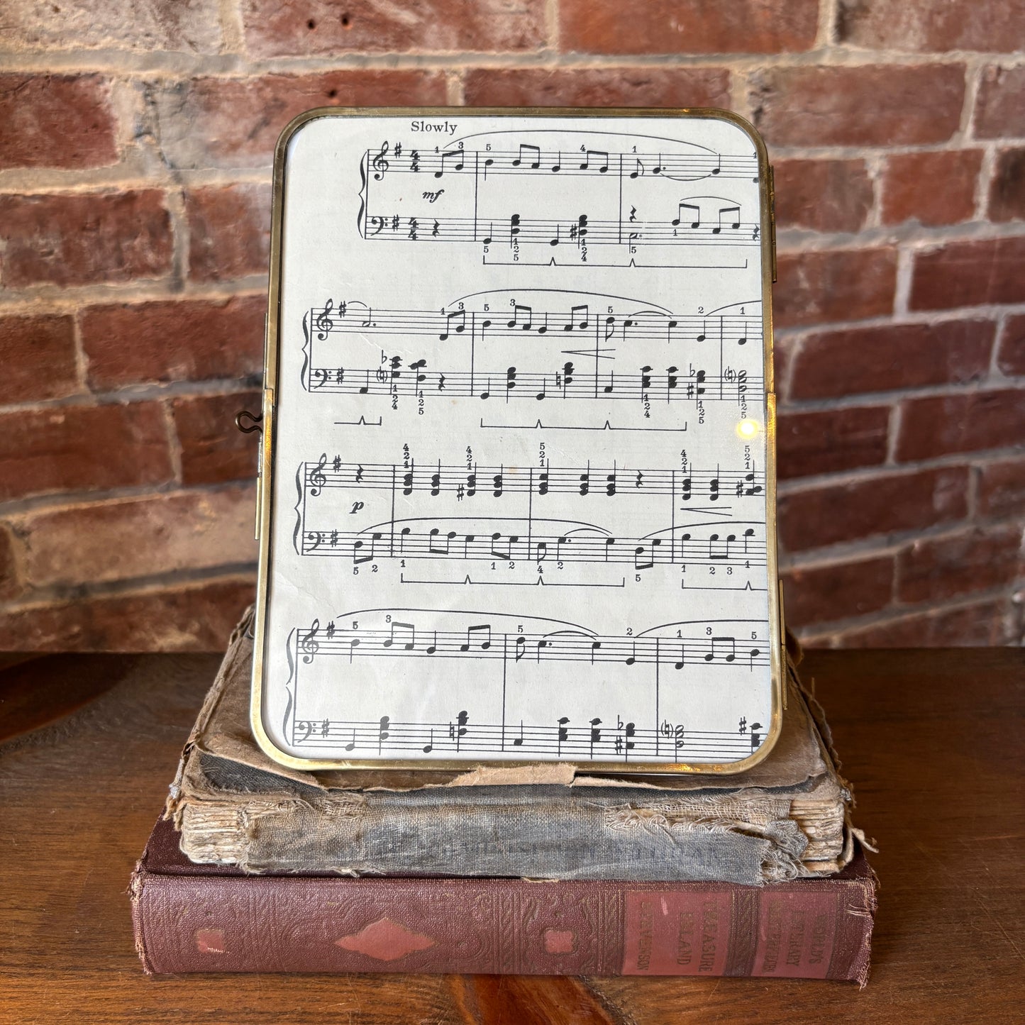 Brass Standing Picture Frame