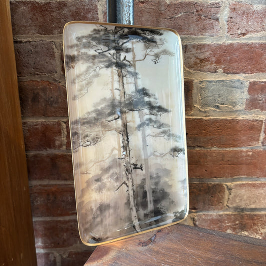 Treetops Enamelled Tray - Large