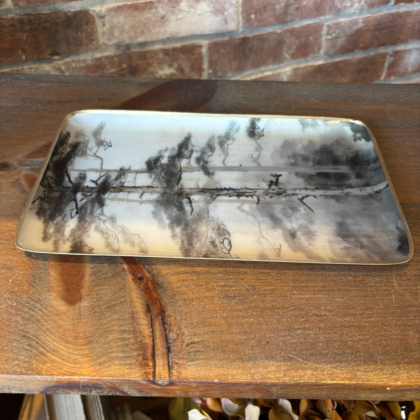 Treetops Enamelled Tray - Large