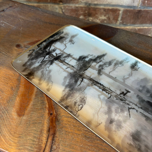 Treetops Enamelled Tray - Large