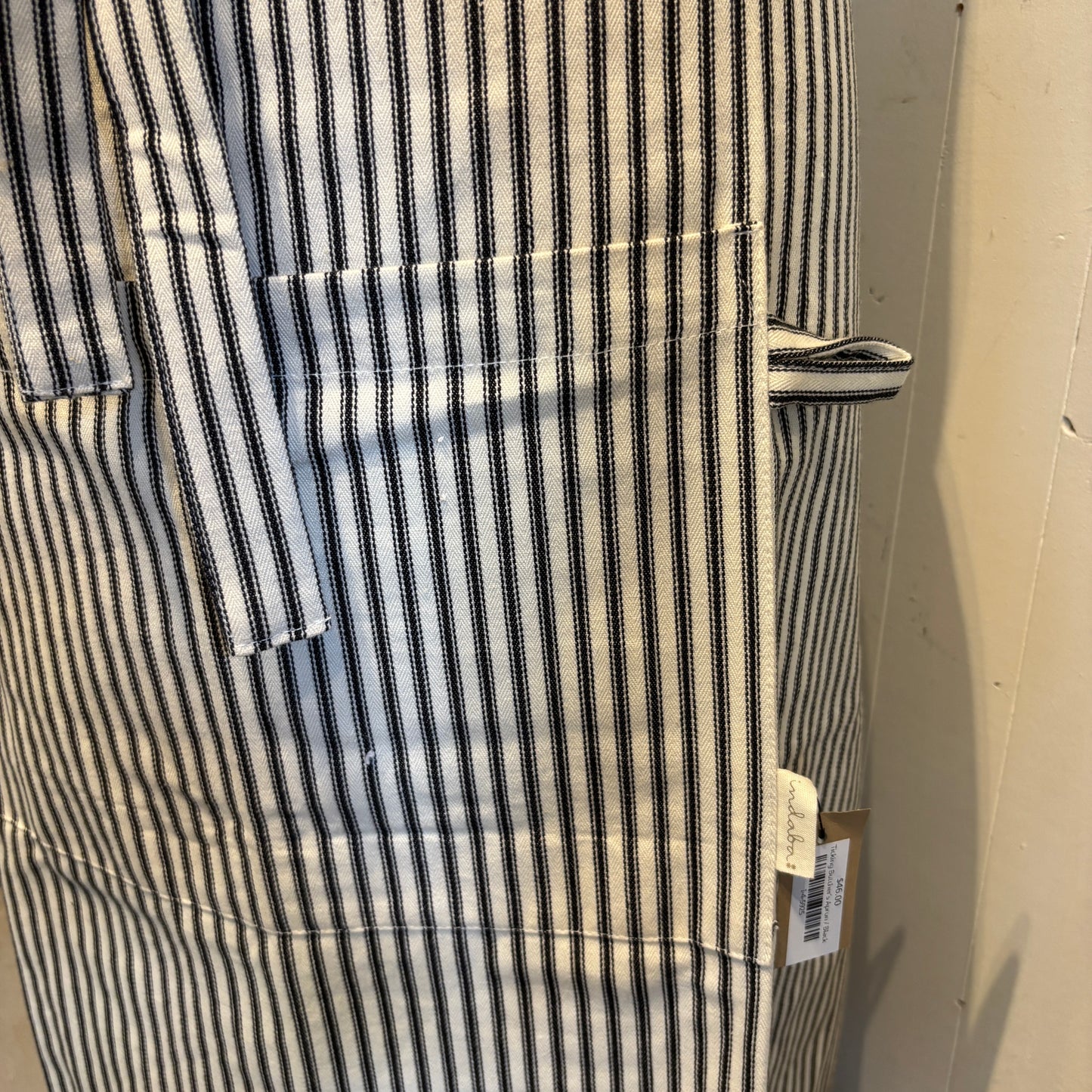 Ticking Butcher's Apron