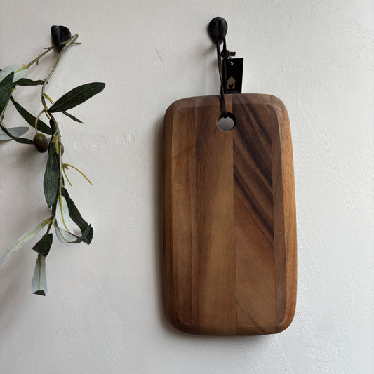 Slim Wood Board w/ Strap