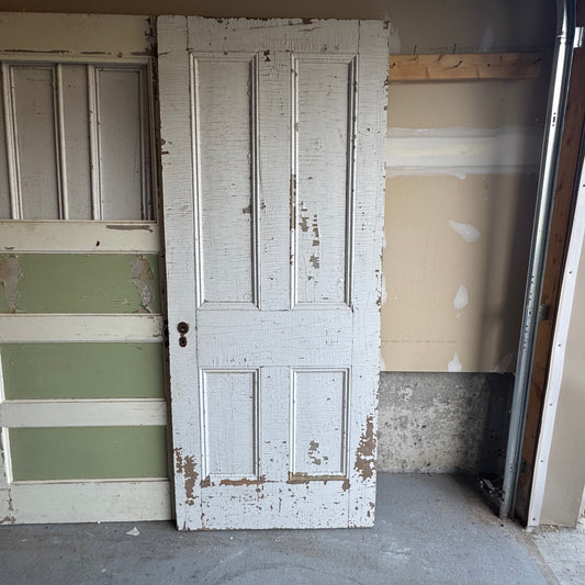 Antique White Farmhouse Door