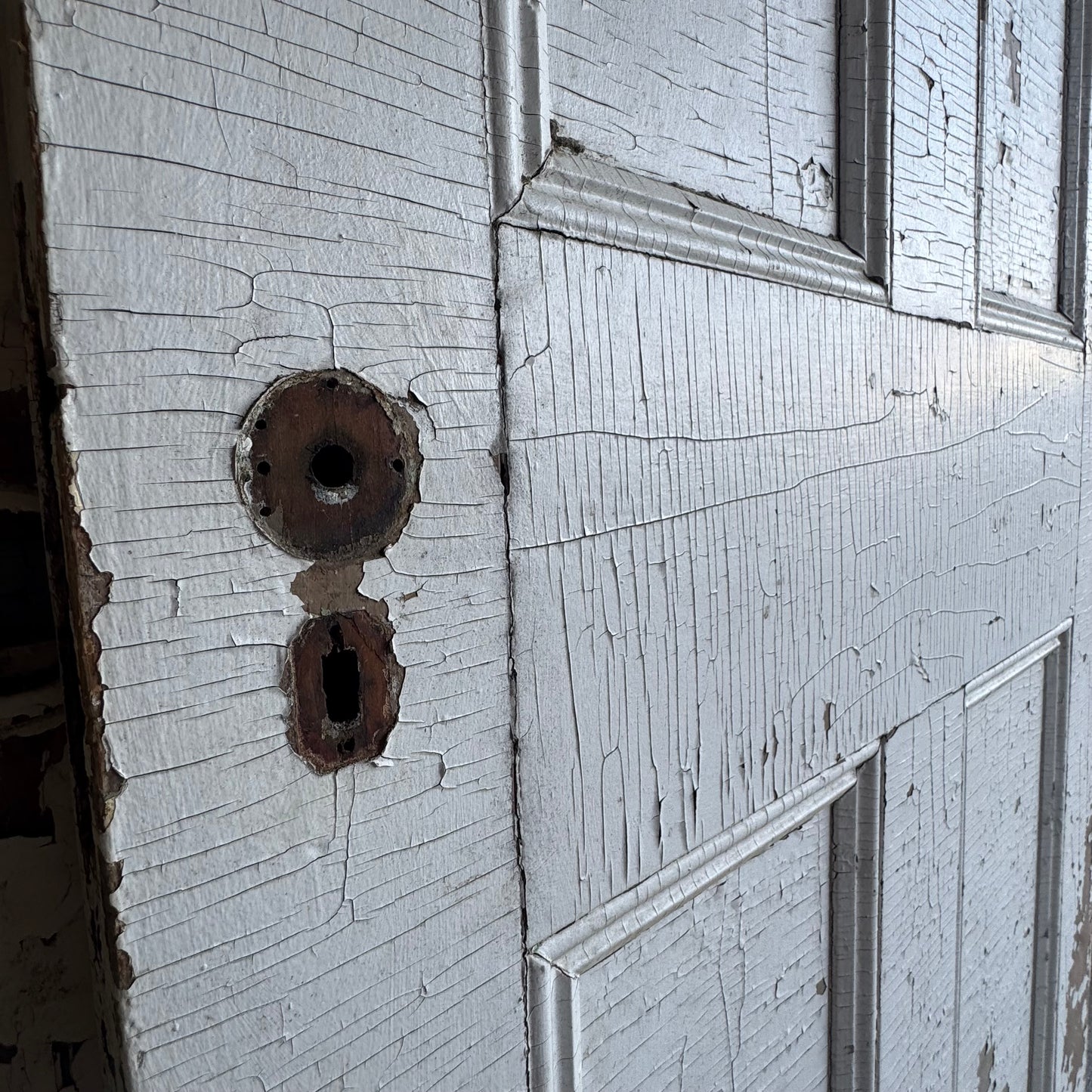 Antique White Farmhouse Door