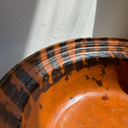 Vintage Terracotta Bowl w/Handles