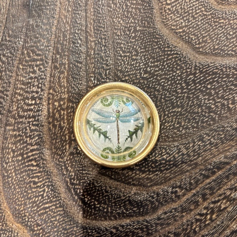 Gold Magnets w/ Botanical Motif