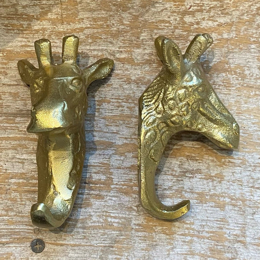 Safari Wall Hook - Gold Finish