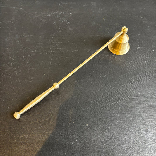 Metal Candle Snuffer - Brass Finish