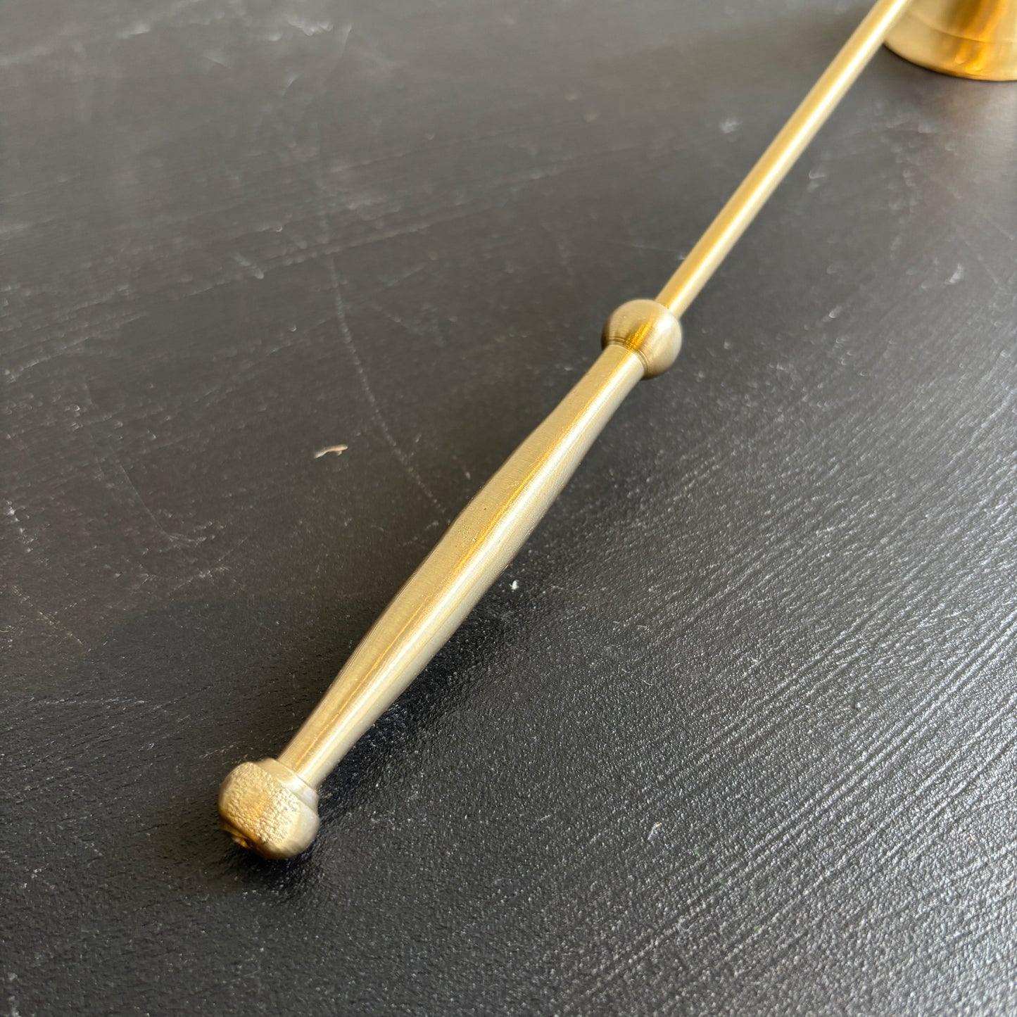 Metal Candle Snuffer - Brass Finish