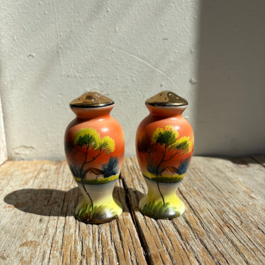 Sunset Landscape Salt & Pepper Shakers - Set of 2