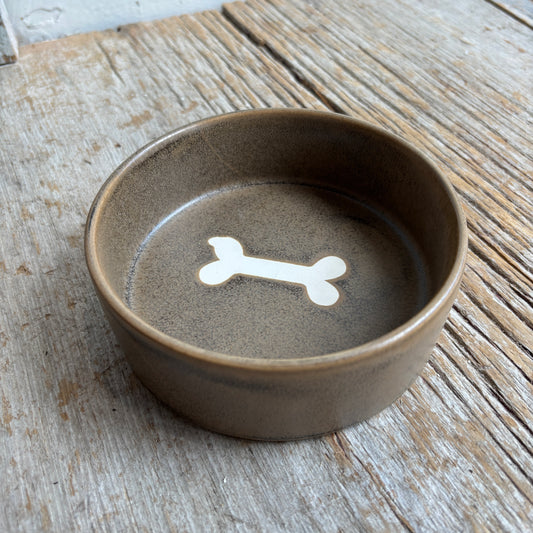 Pottery Pet Bowl - Earth
