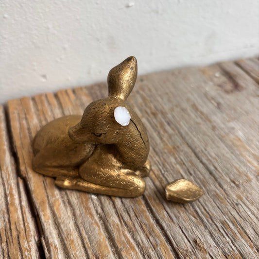 Gold Resin Woodland Animal - Deer