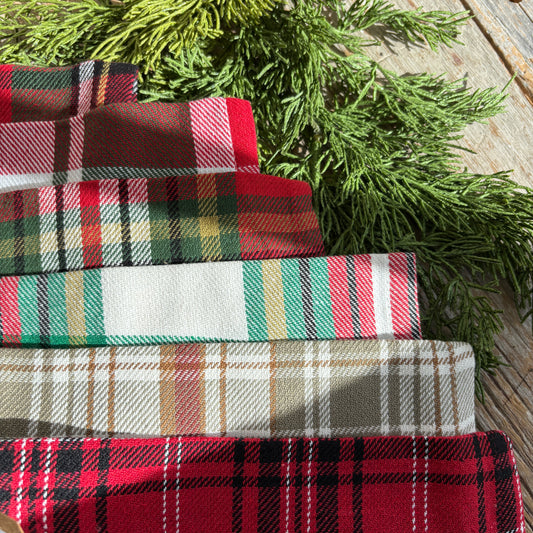 Brushed Cotton Flannel Dog Scarf