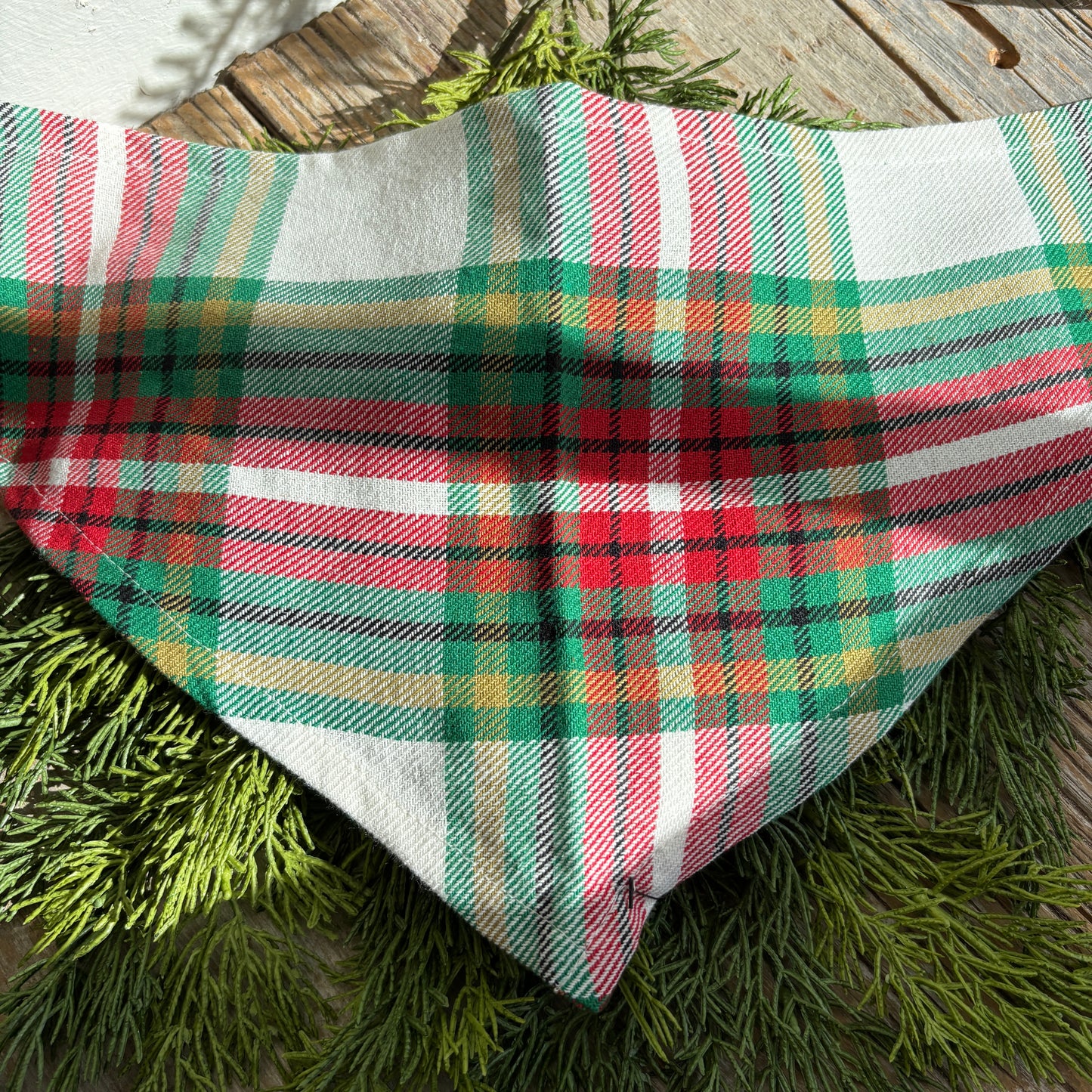 Brushed Cotton Flannel Dog Scarf