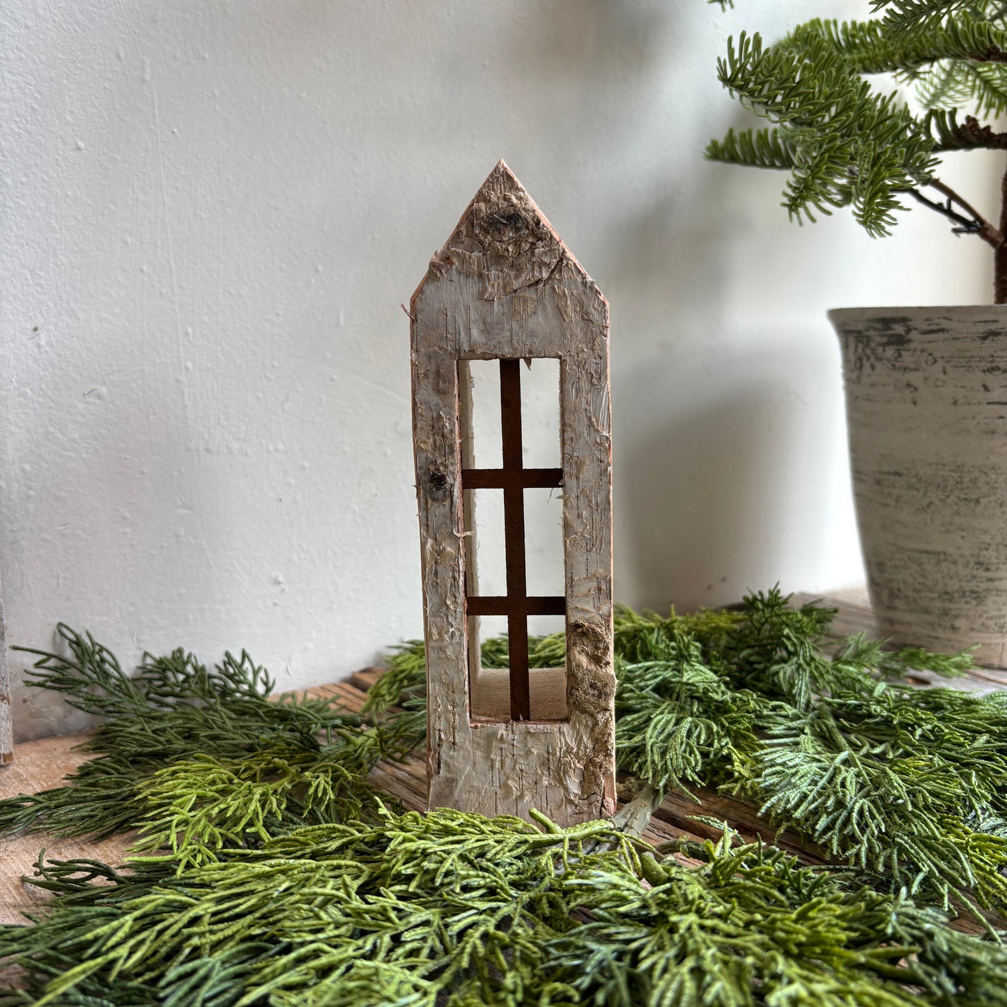 Birch Bark Houses w/ Windows