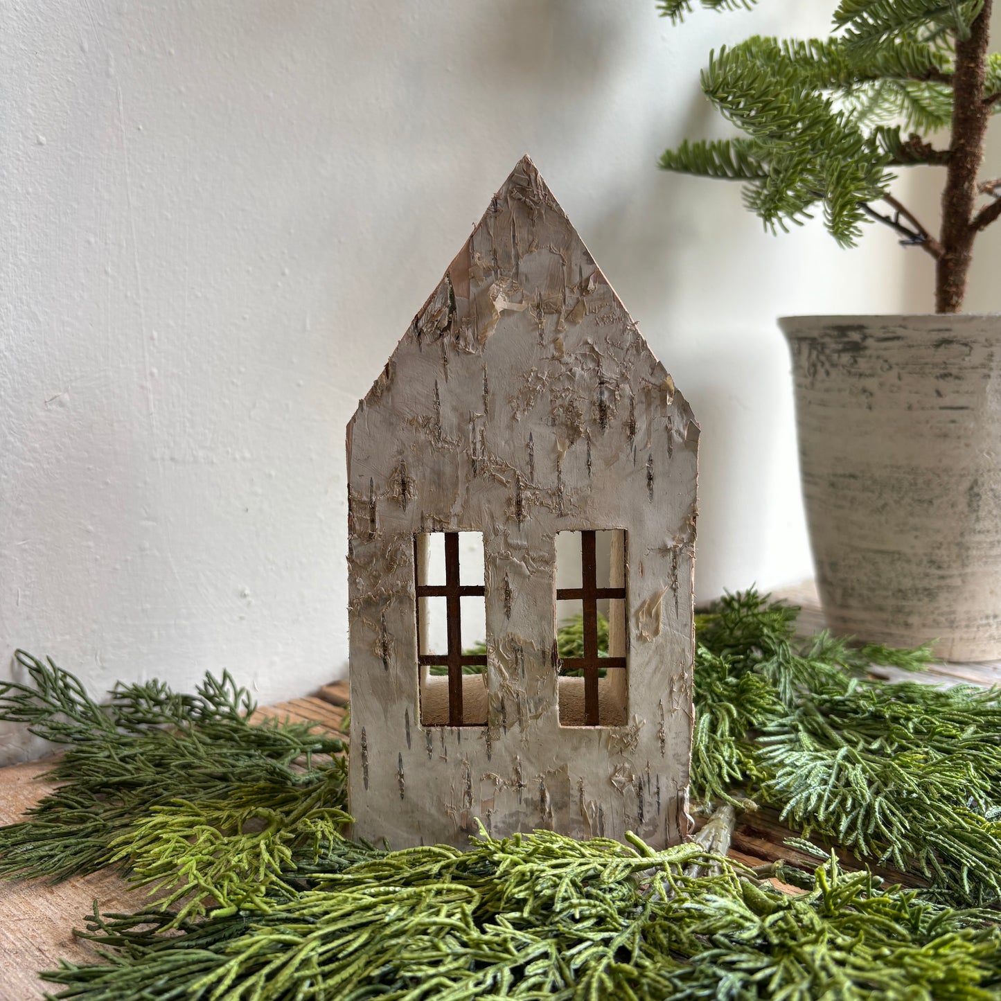 Birch Bark Houses w/ Windows