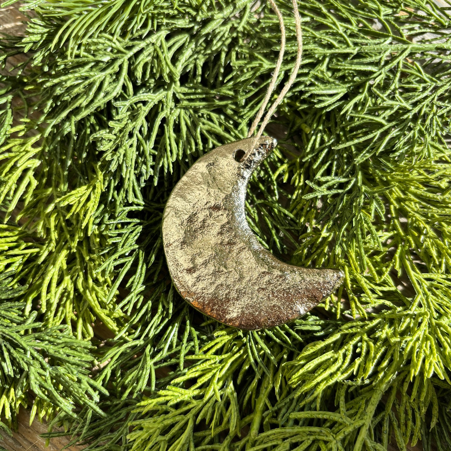 Hammered Metal Ornament