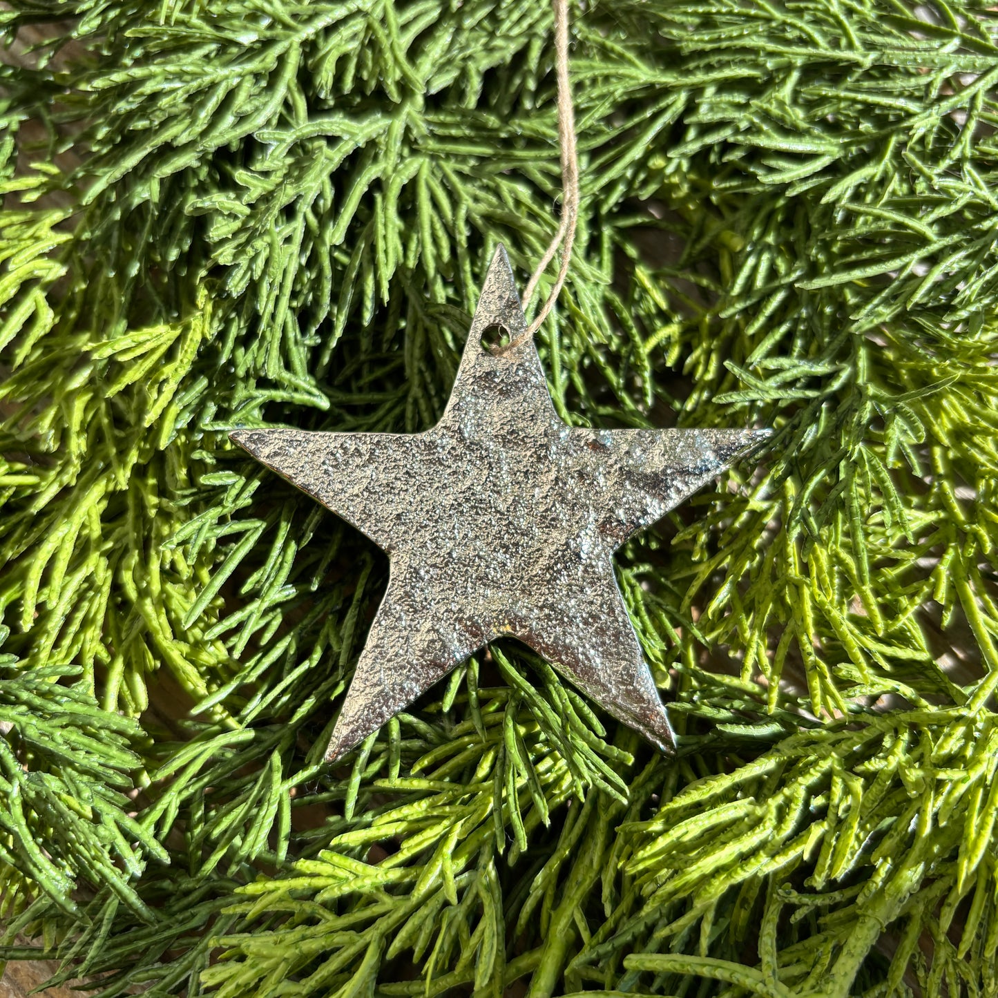 Hammered Metal Ornament