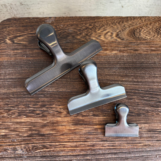 Stainless Steel Clips- Black