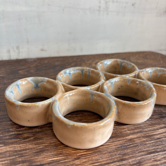 Reactive Glaze Stoneware Egg Holder