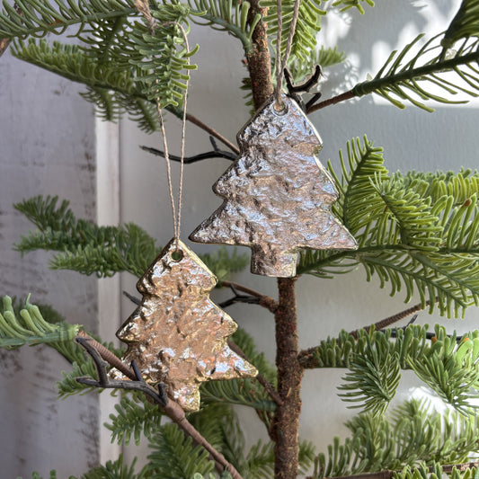 Hammered Metal Ornament