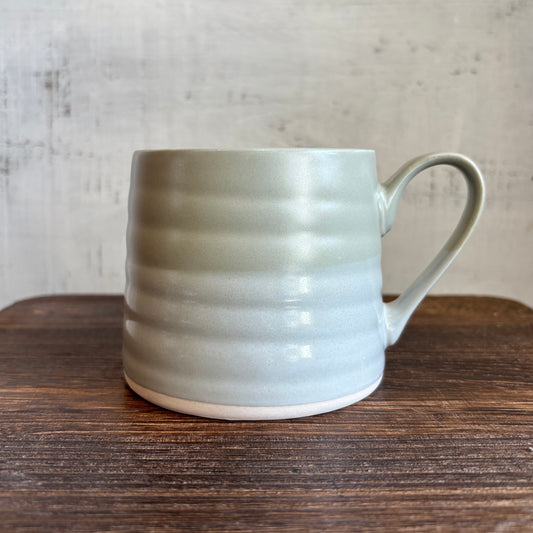 Ridged Mug- Sage Green