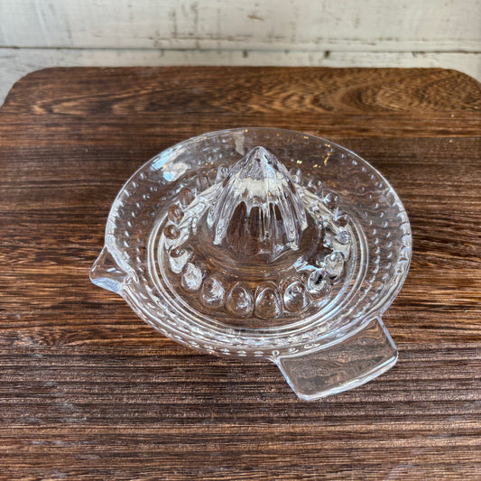 Glass Citrus Reamer w/ Handle