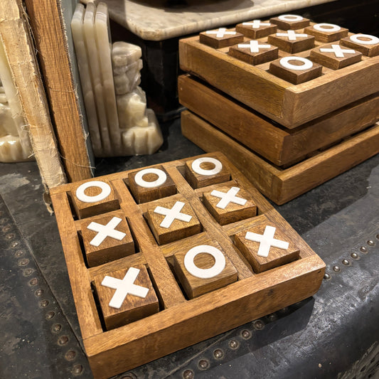 Mango Wood Tic Tac Toe