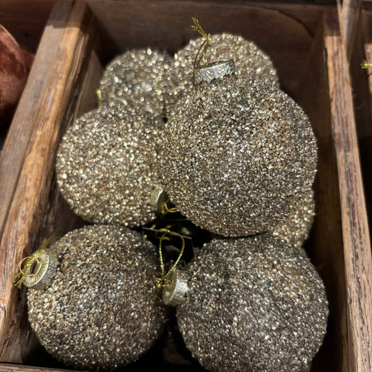 Textured Glass Ornament