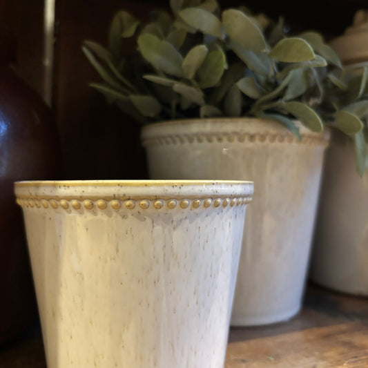 Ceramic Planter w/ Beaded Detail