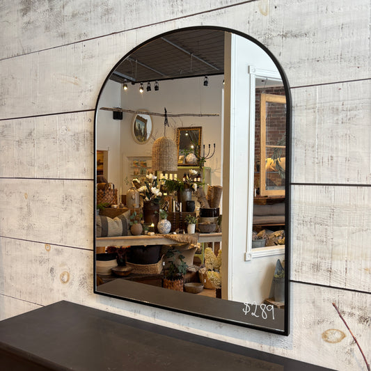 Heidi Arch Mirror - Black