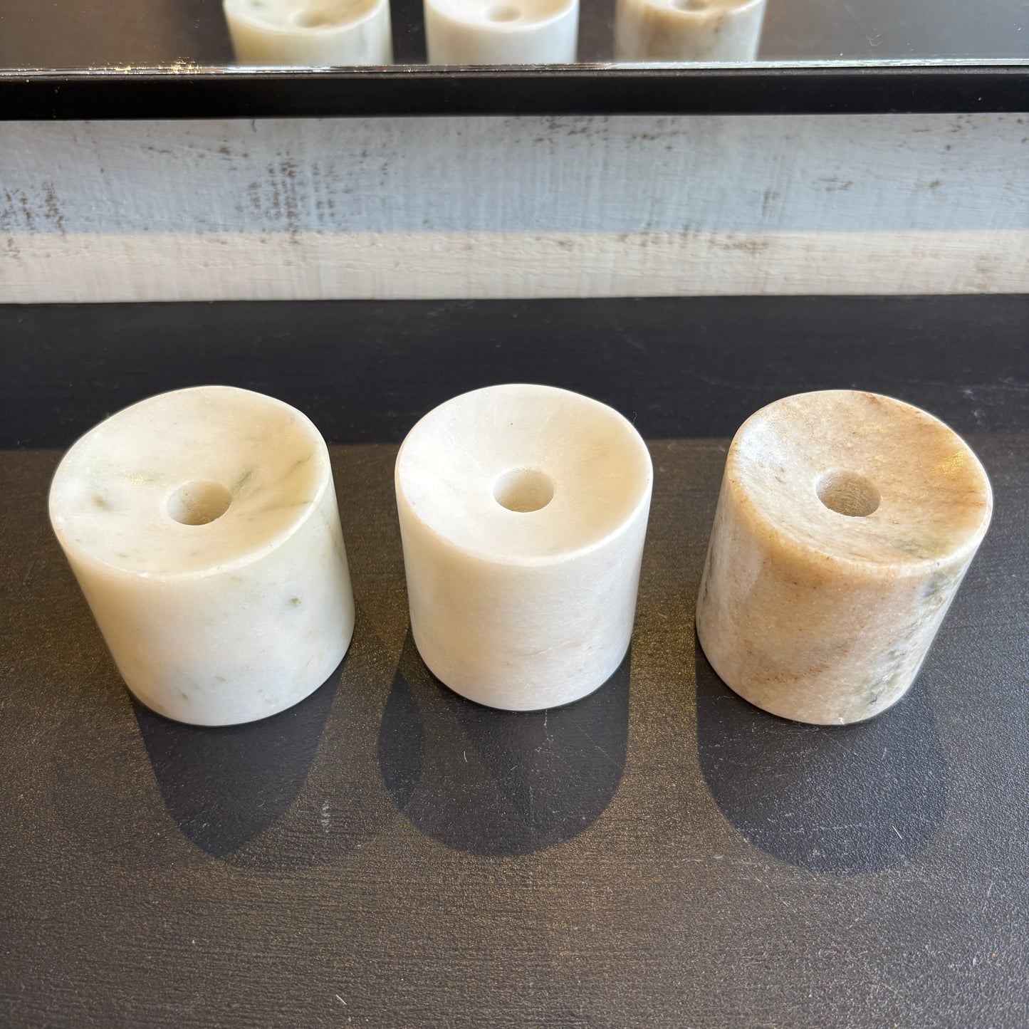 Round Marble 1/2" Taper Holder