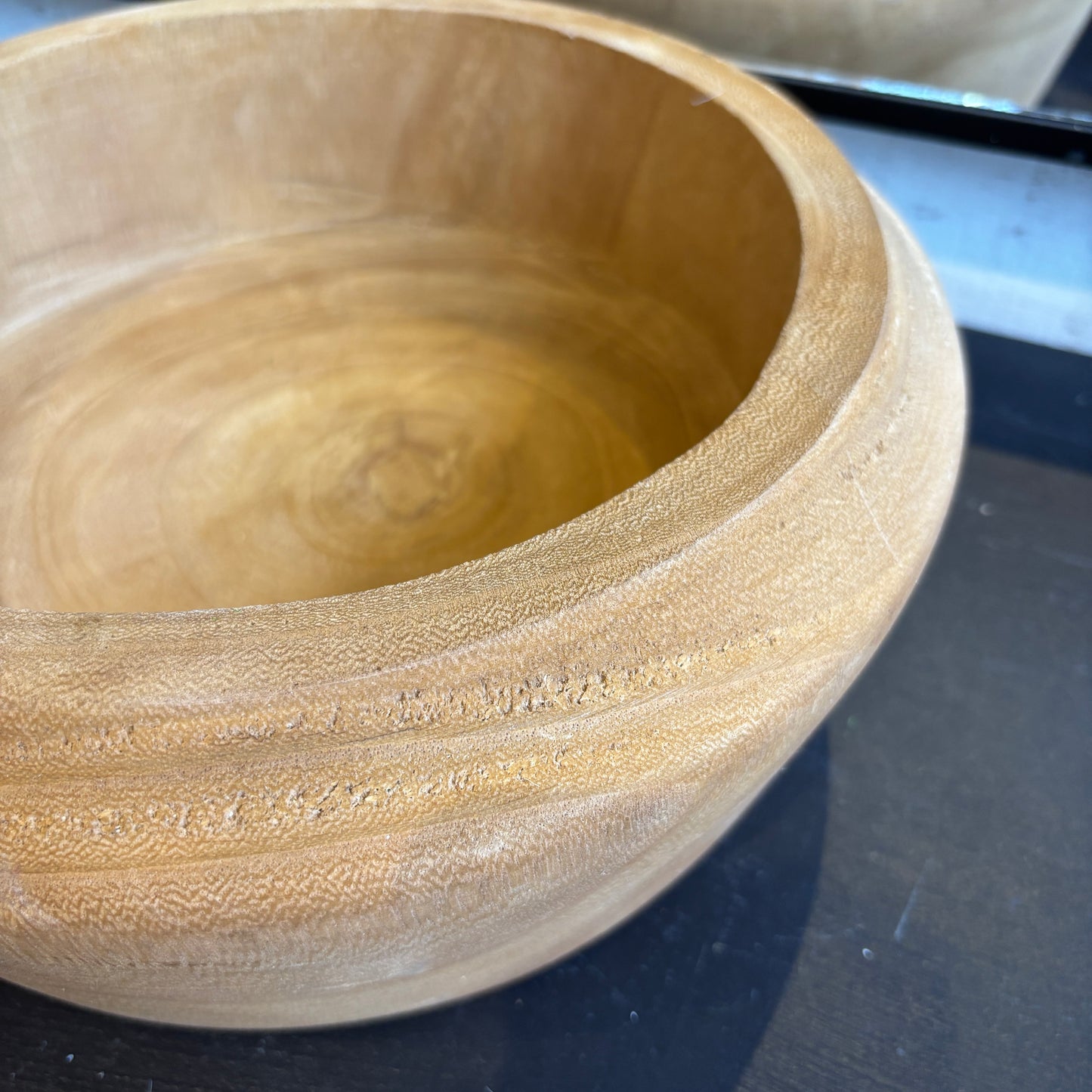 Paulownia Wood Bowl - Medium Finish