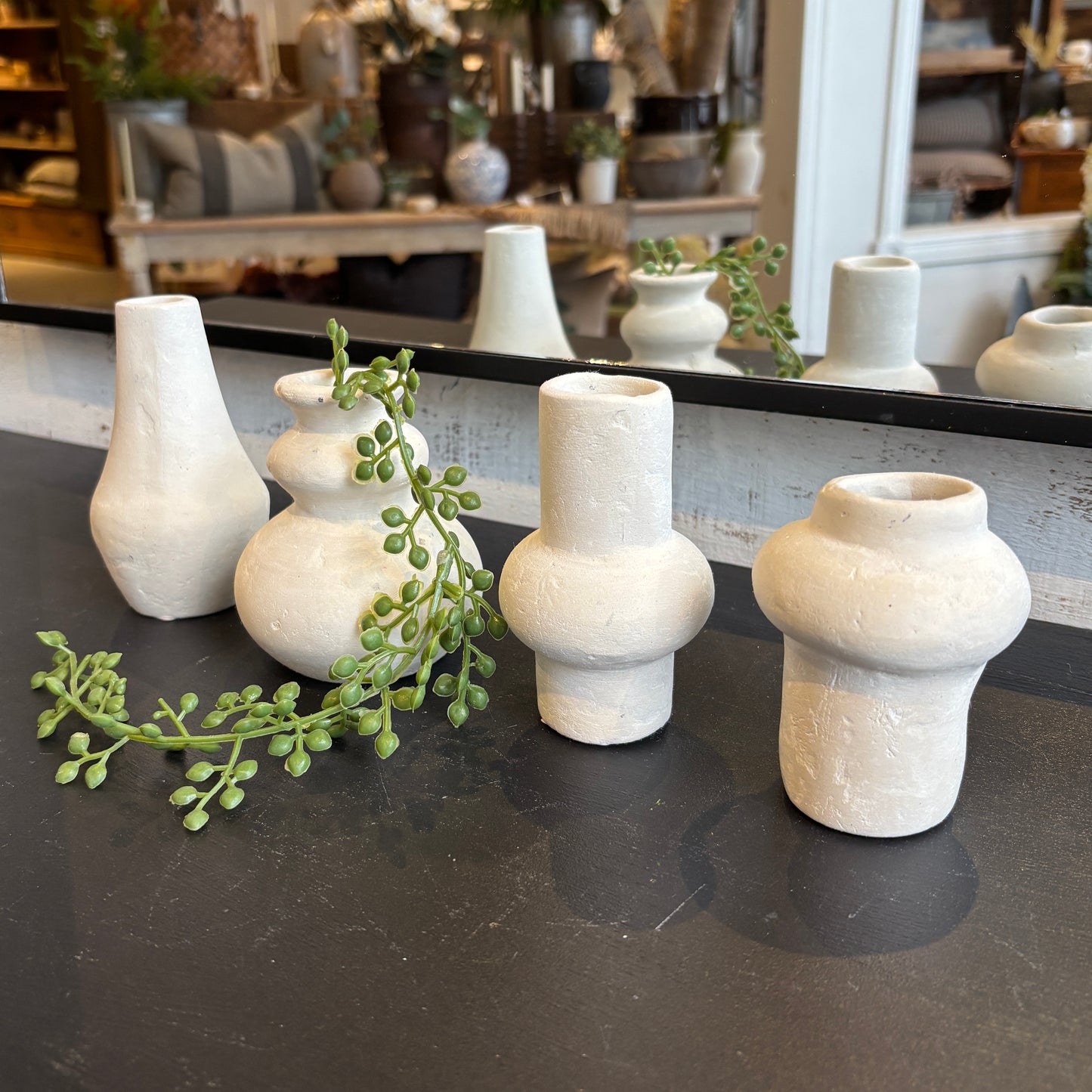 Mini Paper Mache Vase