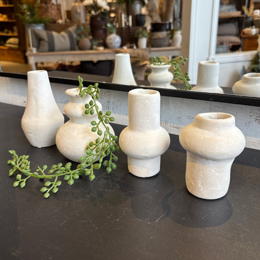 Mini Paper Mache Vase