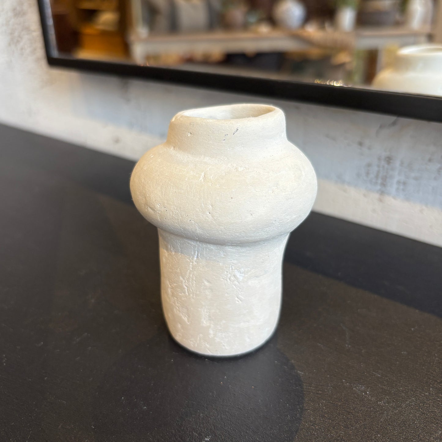 Mini Paper Mache Vase