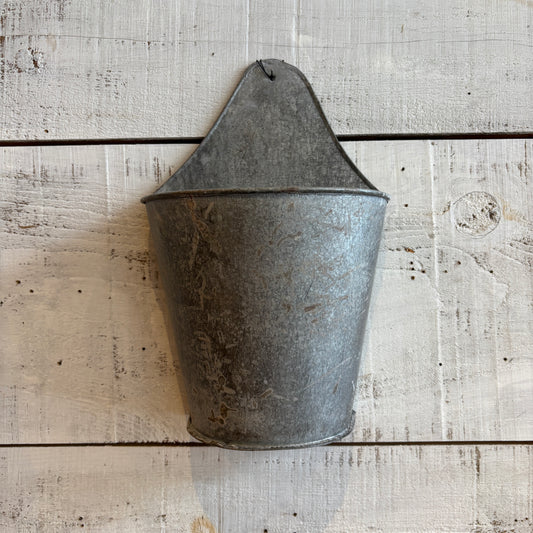 Recycled Iron Hanging Wall Vase
